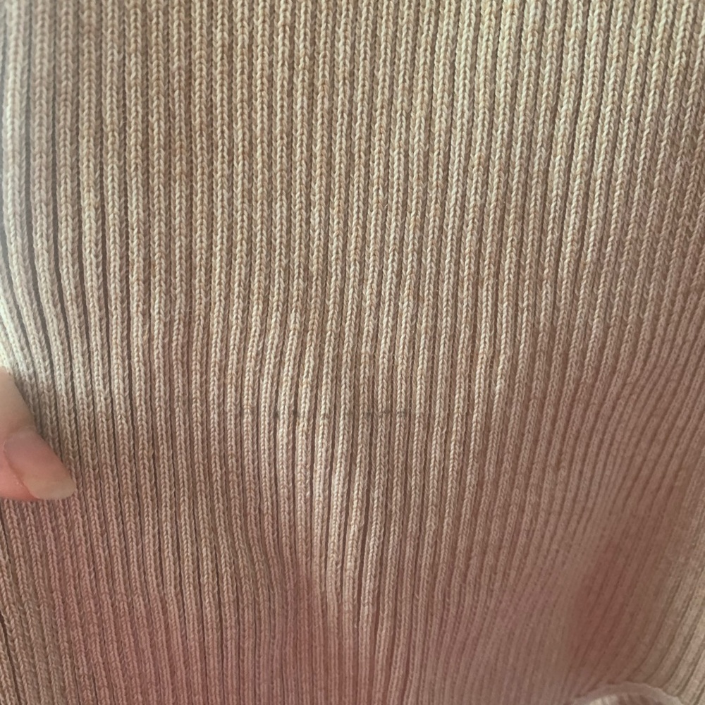 JLUXLABEL Ribbed Bodysuit - Beige - Picture 5 of 6